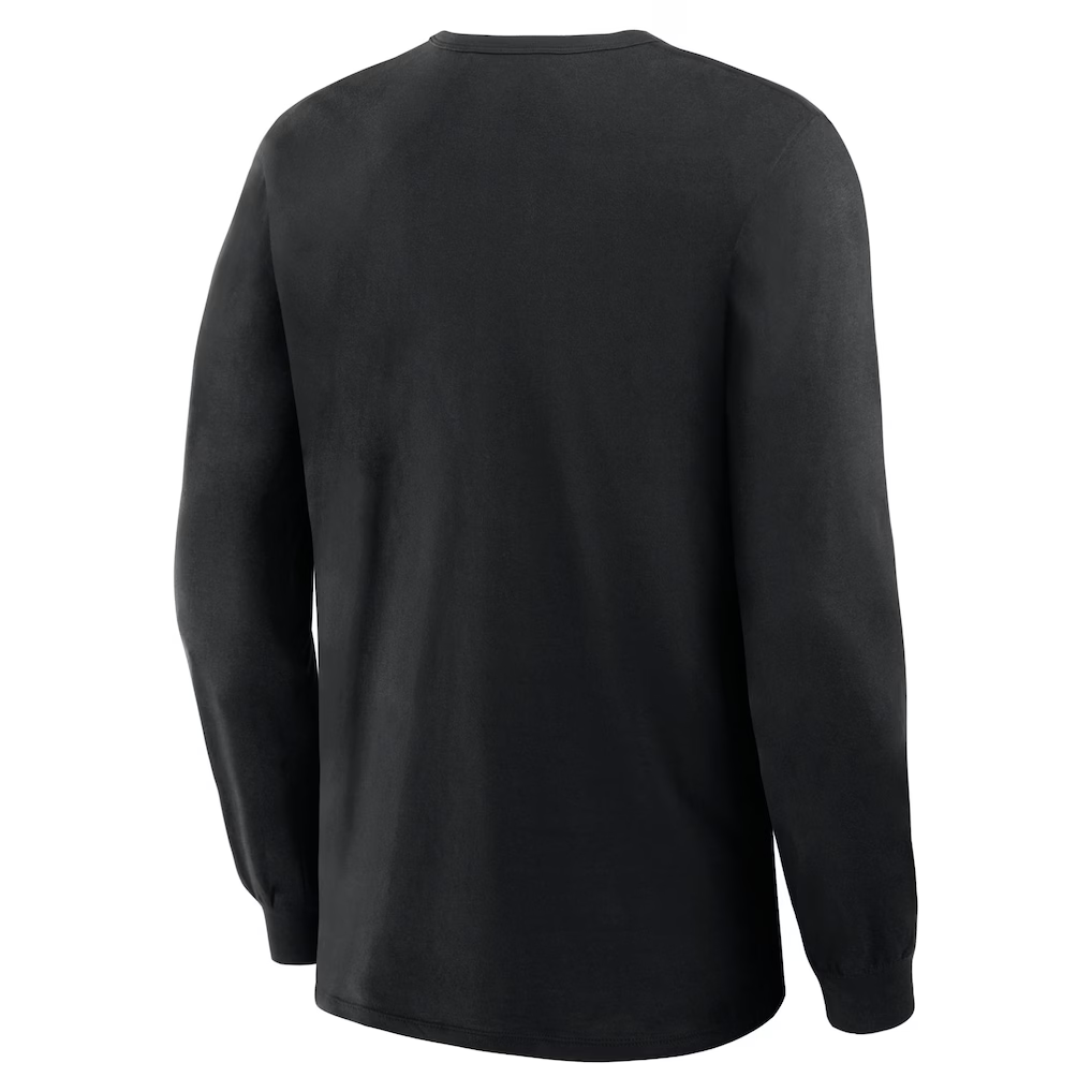 LOS ANGELES DODGERS MEN'S 2025 WORLD SERIES CHAMPIONS LOCKER ROOM PARADE DAY LONG SLEEVE T-SHIRT - BLACK/GOLD