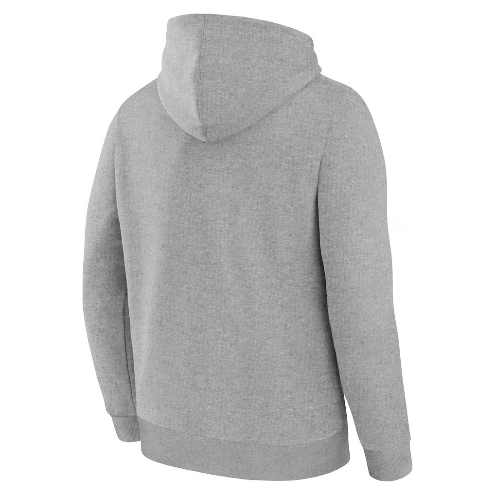 LOS ANGELES DODGERS MEN'S 2025 WORLD SERIES CHAMPIONS LOCKER ROOM REPLICA PULLOVER HOODED SWEATSHIRT - STEEL