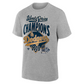 LOS ANGELES DODGERS MEN'S 2025 WORLD SERIES CHAMPIONS LOCKER ROOM REPLICA T-SHIRT - STEEL