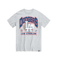 LOS ANGELES DODGERS MEN'S '47 BRAND BUNT FRANKLIN T-SHIRT - GREY