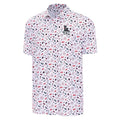 LOS ANGELES DODGERS MEN'S ANTIGUA APPAREL FINALE POLO - WHITE