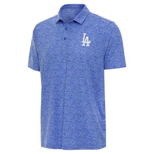 LOS ANGELES DODGERS MEN'S ANTIGUA APPAREL TENTRIL POLO - BLUE