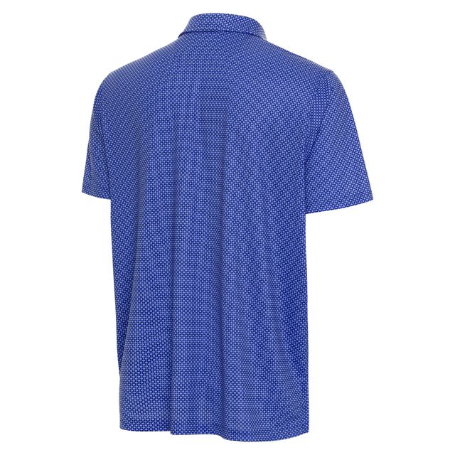 LOS ANGELES DODGERS MEN'S ANTIGUA TRELLIS POLO - BLUE