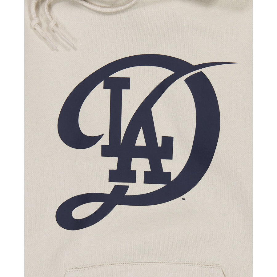 LOS ANGELES DODGERS MEN'S CITY CONNECT LOGOS PULLOVER HOODED SWEATSHIRT