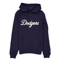 LOS ANGELES DODGERS MEN'S CITY CONNECT SCRIPT PULLOVER HOODED SWEATSHIRT  - NAVY
