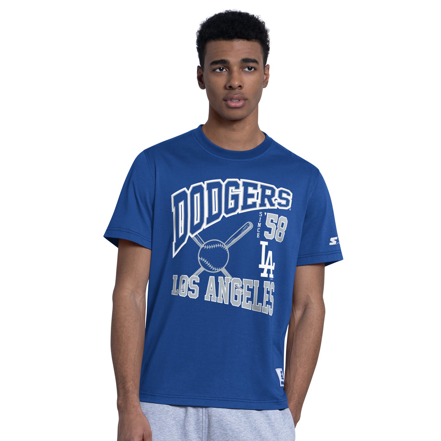 LOS ANGELES DODGERS MEN'S G-III BY CARL BANKS BEST TEAM T-SHIRT - BLUE