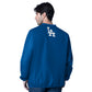 LOS ANGELES DODGERS MEN'S G-III BY CARL BANKS CROSSOVER PULLOVER JACKET - BLUE