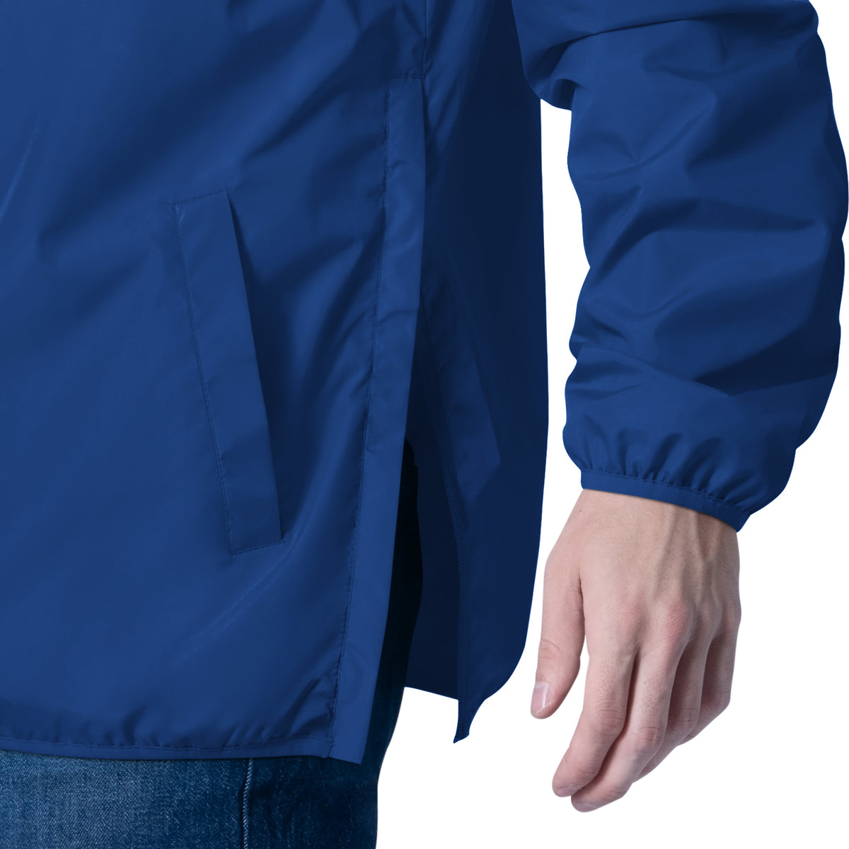 LOS ANGELES DODGERS MEN'S G-III BY CARL BANKS CROSSOVER PULLOVER JACKET - BLUE