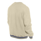 LOS ANGELES DODGERS MEN'S LAUREL CREWNECK SWEATSHIRT - CHROME WHITE