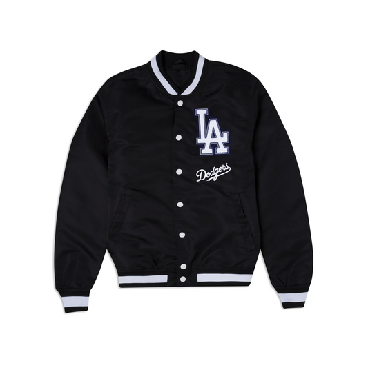 LOS ANGELES DODGERS MEN'S LOGO SELECT BLACK JACKET