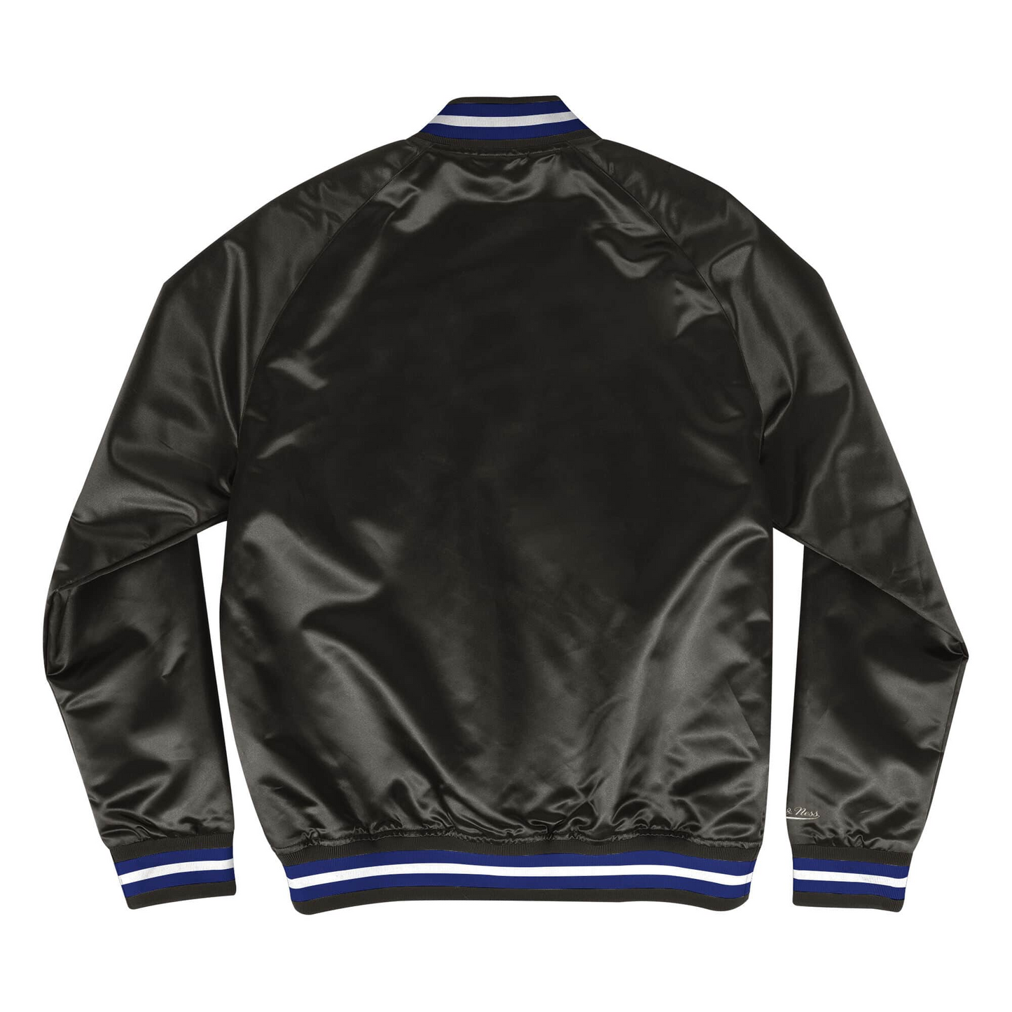 LOS ANGELES DODGERS MEN'S MITCHELL & NESS LIGHTWEIGHT SATIN JACKET - BLACK