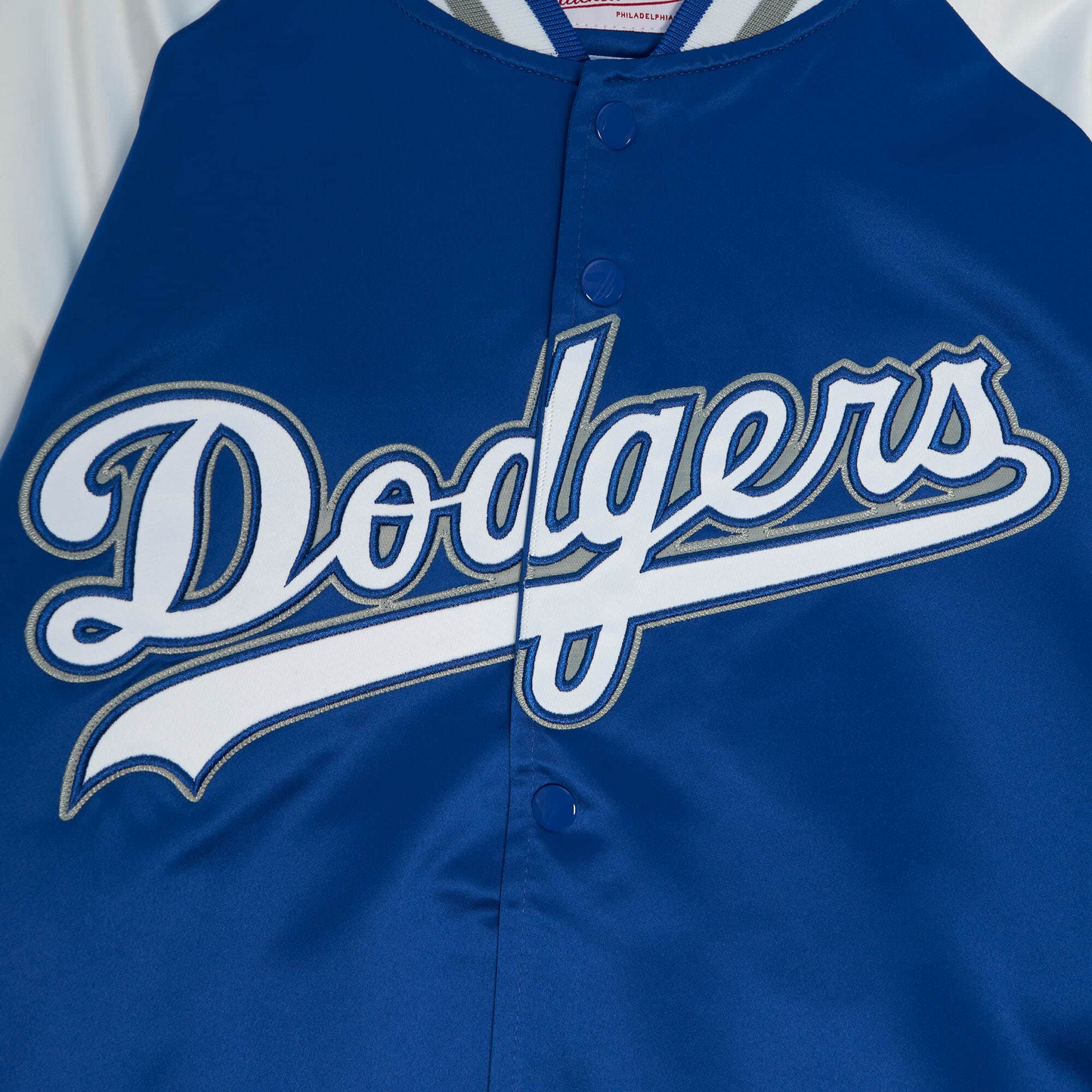 LOS ANGELES DODGERS MEN'S MITCHELL & NESS PRIMETIME SATIN JACKET