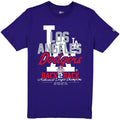 LOS ANGELES DODGERS MEN'S NEW ERA 2025 WORLD SERIES BACK 2 BACK T-SHIRT - BLUE