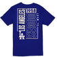 LOS ANGELES DODGERS MEN'S NEW ERA TEAM BACK T-SHIRT - BLUE