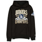 LOS ANGELES DODGERS MEN'S NEWERA BURST WORLD SERIES CHAMPIONS PULLOVER HOODED SWEATSHIRT - BLACK