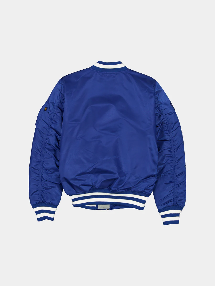 LOS ANGELES DODGERS MEN'S NEWERA X ALPHA INDUSTRIES MA-1 BOMBER JACKET - BLUE