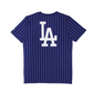 LOS ANGELES DODGERS MEN'S PINSTRIPE T-SHIRT