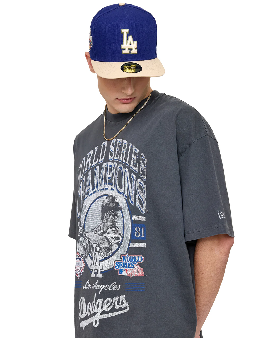 LOS ANGELES DODGERS MEN'S SPORT CLASSICS T-SHIRT - BLACK