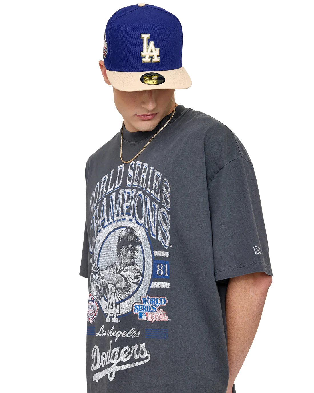 LOS ANGELES DODGERS MEN'S SPORT CLASSICS T-SHIRT - BLACK