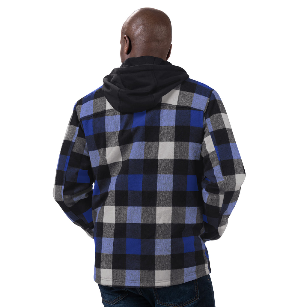 LOS ANGELES DODGERS MEN'S STARTER PLAID JACKET - BLUE