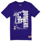 LOS ANGELES DODGERS MEN'S THROWBACK  HAT FLASH T-SHIRT