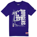 LOS ANGELES DODGERS MEN'S THROWBACK  HAT FLASH T-SHIRT