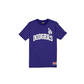 LOS ANGELES DODGERS MEN'S THROWBACK PINSTRIPE T-SHIRT - BLUE