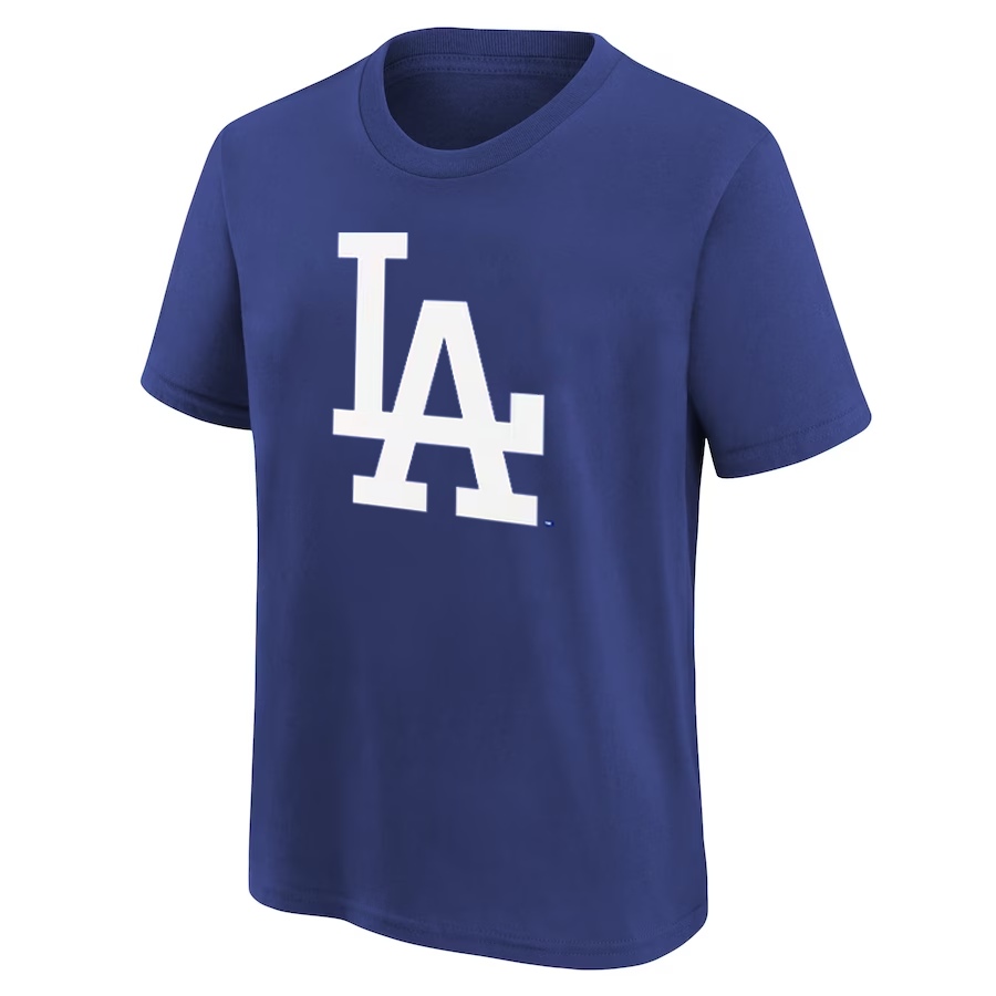 LOS ANGELES DODGERS MOOKIE BETTS KIDS NAME & NUMBER T-SHIRT