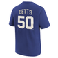 LOS ANGELES DODGERS MOOKIE BETTS TODDLER NAME & NUMBER T-SHIRT