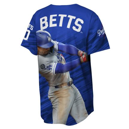 LOS ANGELES DODGERS MOOKIE BETTS YOUTH SUBLIMATION REPLICA JERSEY - BLUE