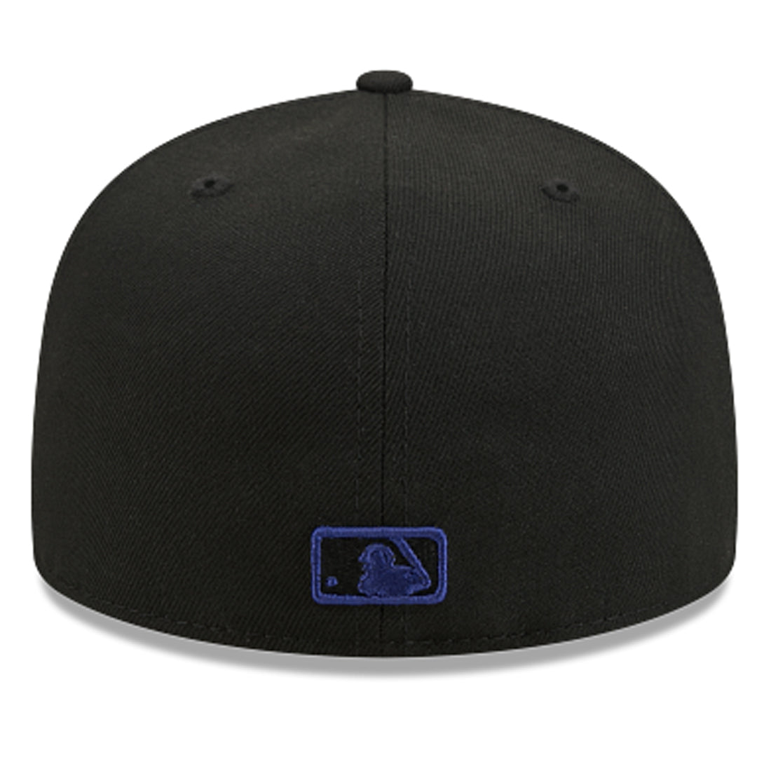 LOS ANGELES DODGERS NEW ERA COLOR BASIC 59FIFTY FITTED HAT - BLACK/BLUE
