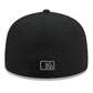 LOS ANGELES DODGERS NEW ERA COLOR BASIC 59FIFTY FITTED HAT - BLACK/GRAPHITE