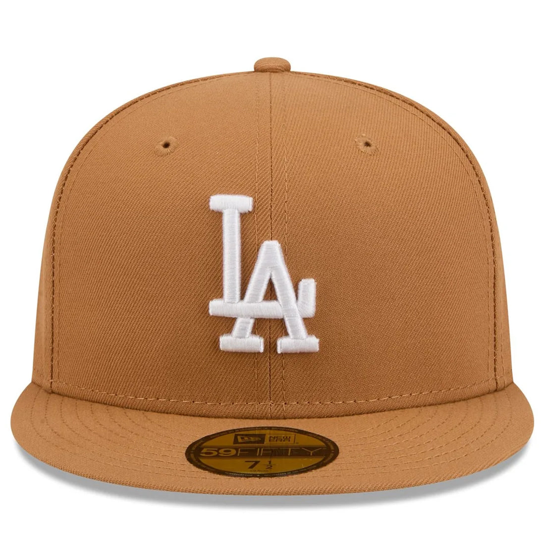LOS ANGELES DODGERS NEW ERA COLOR BASIC 59FIFTY FITTED HAT - LIGHT BRONZE