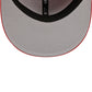 LOS ANGELES DODGERS NEW ERA COLOR BASIC 59FIFTY FITTED HAT - SCARLET RED/BLACK