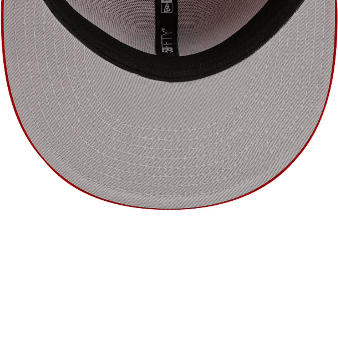 LOS ANGELES DODGERS NEW ERA COLOR BASIC 59FIFTY FITTED HAT - SCARLET RED/BLACK