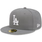 LOS ANGELES DODGERS NEW ERA COLOR BASIC 59FIFTY FITTED HAT - STORM GRAY