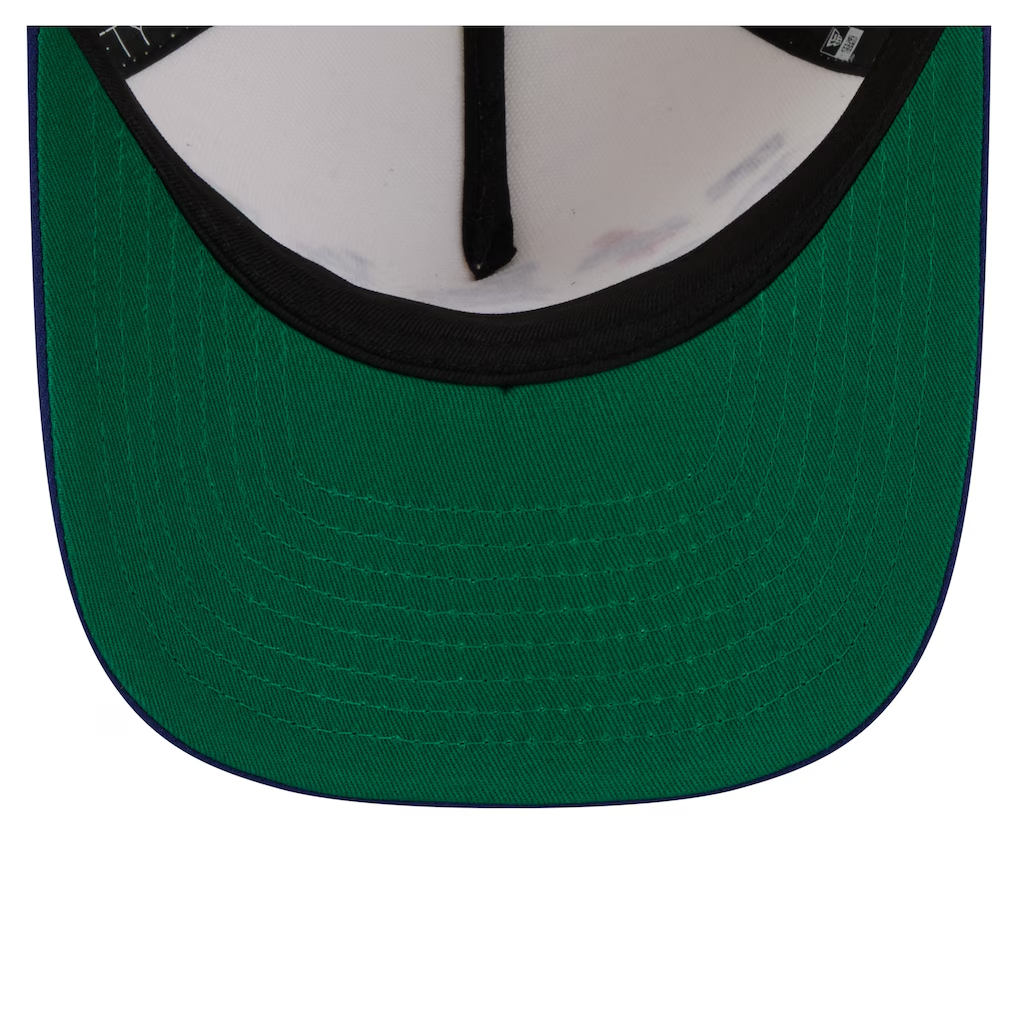 LOS ANGELES DODGERS NEW ERA TRI-HIT 9FIFTY A-FRAME SNAPBACK HAT - CHROME WHITE/BLUE