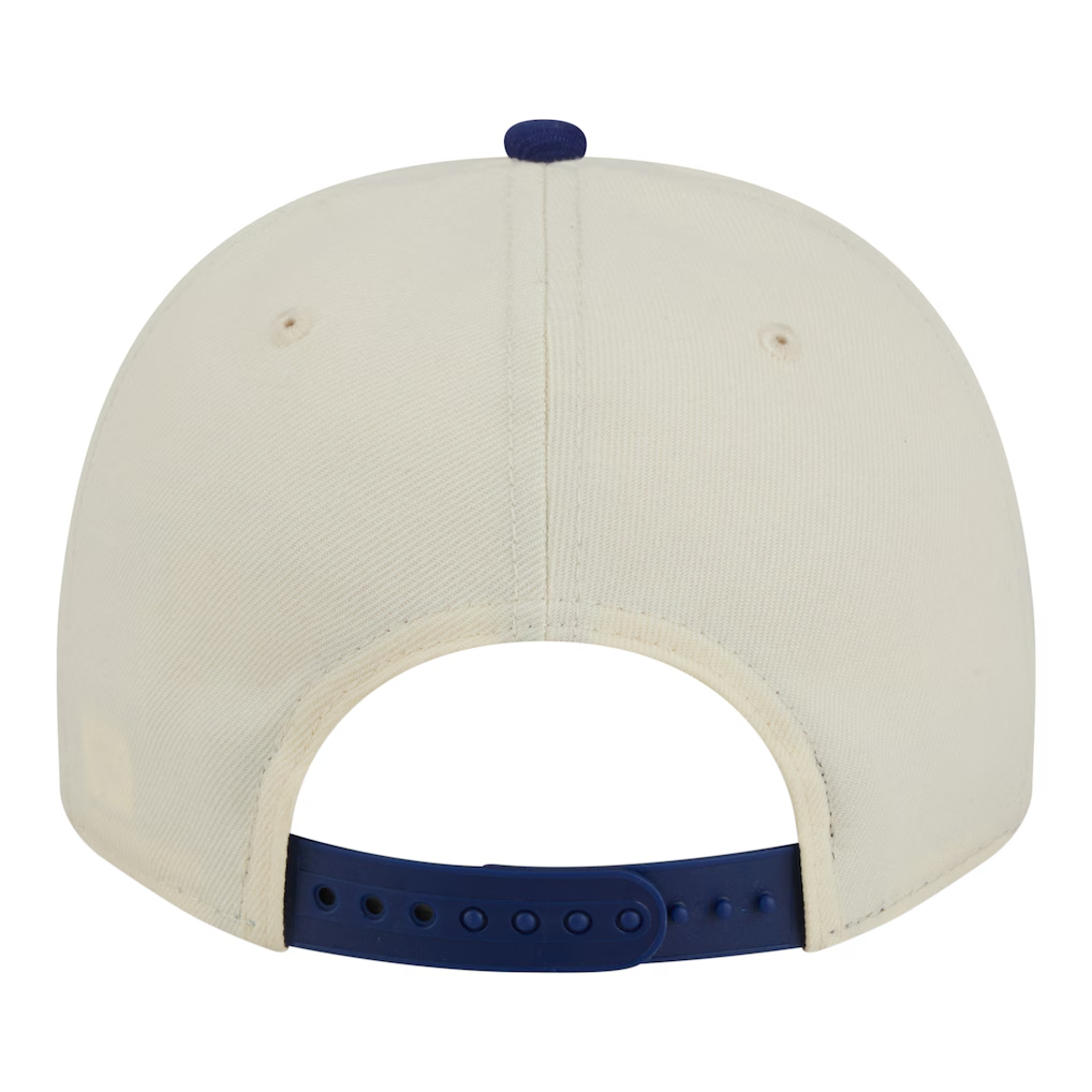 LOS ANGELES DODGERS NEW ERA TRI-HIT 9FIFTY A-FRAME SNAPBACK HAT - CHROME WHITE/BLUE