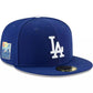 LOS ANGELES DODGERS ONFIELD 60TH ANNIVERSARY 59FIFTY FITTED HAT - BLUE