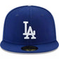 LOS ANGELES DODGERS ONFIELD 60TH ANNIVERSARY 59FIFTY FITTED HAT - BLUE