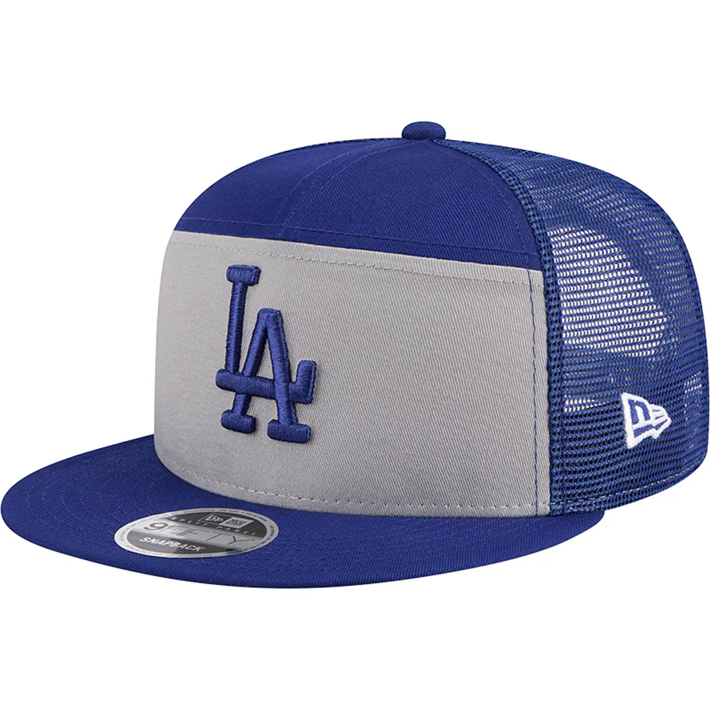 LOS ANGELES DODGERS OUTDOOR SPLIT PANEL TRUCKER 9FIFTY SNAPBACK HAT