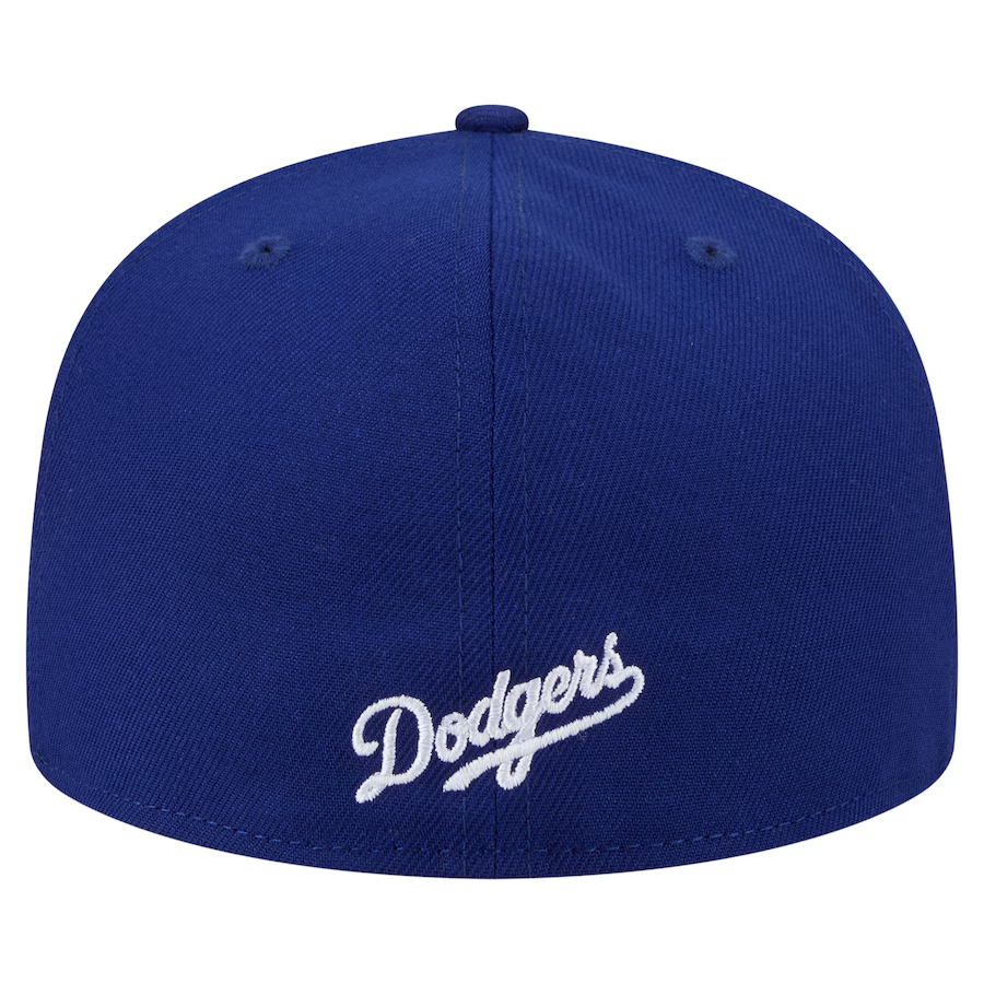 LOS ANGELES DODGERS OVERLAP 59FIFTY FITTED HAT - BLUE