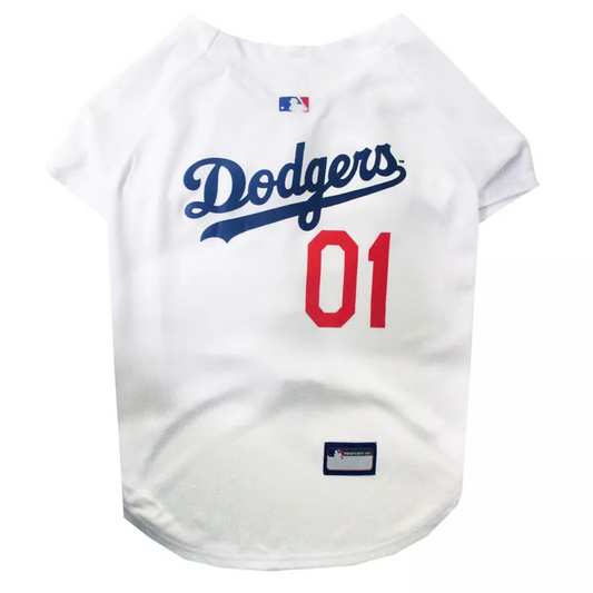LOS ANGELES DODGERS PETS FIRST PET JERSEY - WHITE