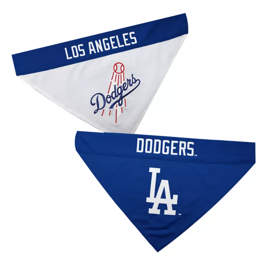 LOS ANGELES DODGERS PETS FIRST REVERSIBLE BANDANA