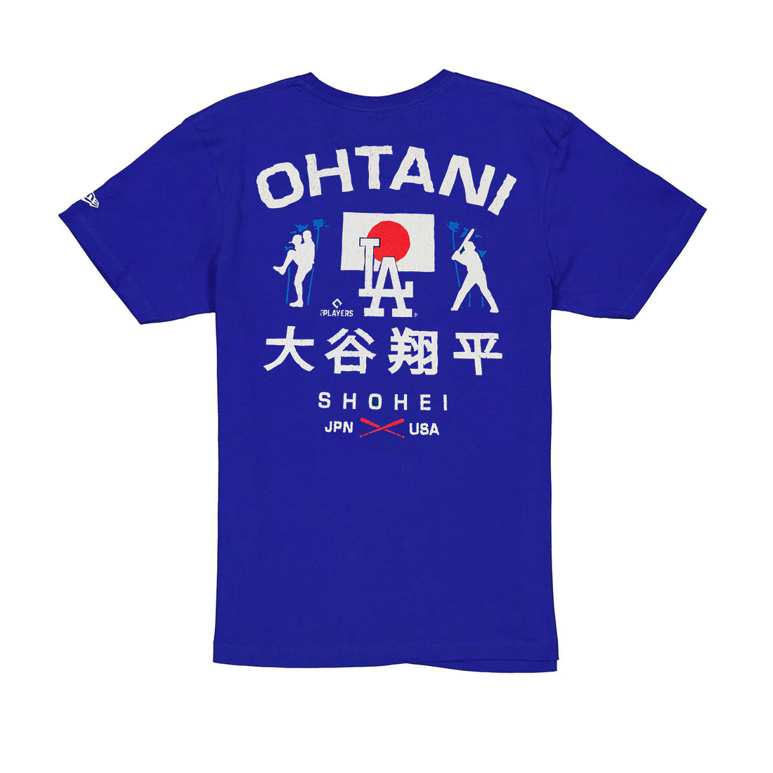 LOS ANGELES DODGERS SHOHEI OHTANI MEN'S FLAG T-SHIRT