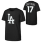 LOS ANGELES DODGERS SHOHEI OHTANI YOUTH OUTERSTUFF NAME AND NUMBER T-SHIRT - BLACK