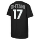 LOS ANGELES DODGERS SHOHEI OHTANI YOUTH OUTERSTUFF NAME AND NUMBER T-SHIRT - BLACK