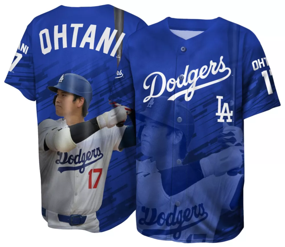 LOS ANGELES DODGERS SHOHEI OHTANI YOUTH SUBLIMATION REPLICA JERSEY - BLUE