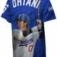 LOS ANGELES DODGERS SHOHEI OHTANI YOUTH SUBLIMATION REPLICA JERSEY - BLUE