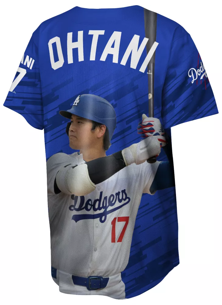 LOS ANGELES DODGERS SHOHEI OHTANI YOUTH SUBLIMATION REPLICA JERSEY - BLUE